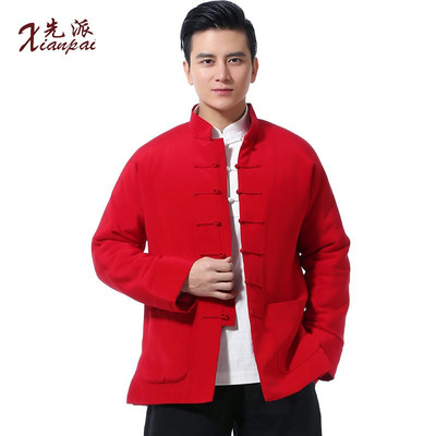 唐装中国风男士冬季2018新款男装棉衣短款外套棉袄婚宴礼服棉服