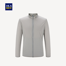 HLA/海澜之家轻薄款皮肤衣2018夏季新品透气亲肤夹克男