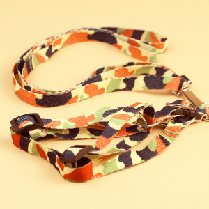 背带宠物牵引绳印花牵引带胸背套