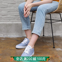 Tweak特威克女鞋春夏新款女生平底街拍韩版潮透气学生低帮帆布鞋