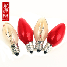 聚缘阁 财神观音蜡烛灯灯泡莲花灯灯泡 电子灯长明灯灯泡