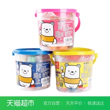 真彩12色彩泥橡皮泥黏土儿童玩具套装环保无害益智内带模具桶装