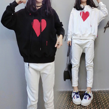连帽卫衣2018夏春秋新款女装长袖韩版宽松超火bf欧货上衣ulzzang图片