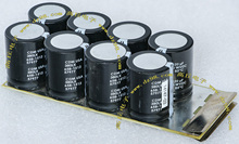 黑色 520uF 电容 进口拆机 连板8只=130元 USA 500WVDC 380LX CDM
