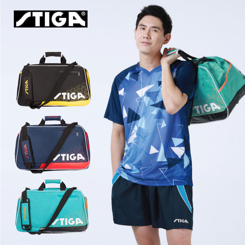 Authentic Stika Table Tennis Bag, Travel Bag, Luggage, One Shoulder Handbag, Sports Backpack, Coach Bag, Multifunctional Bag