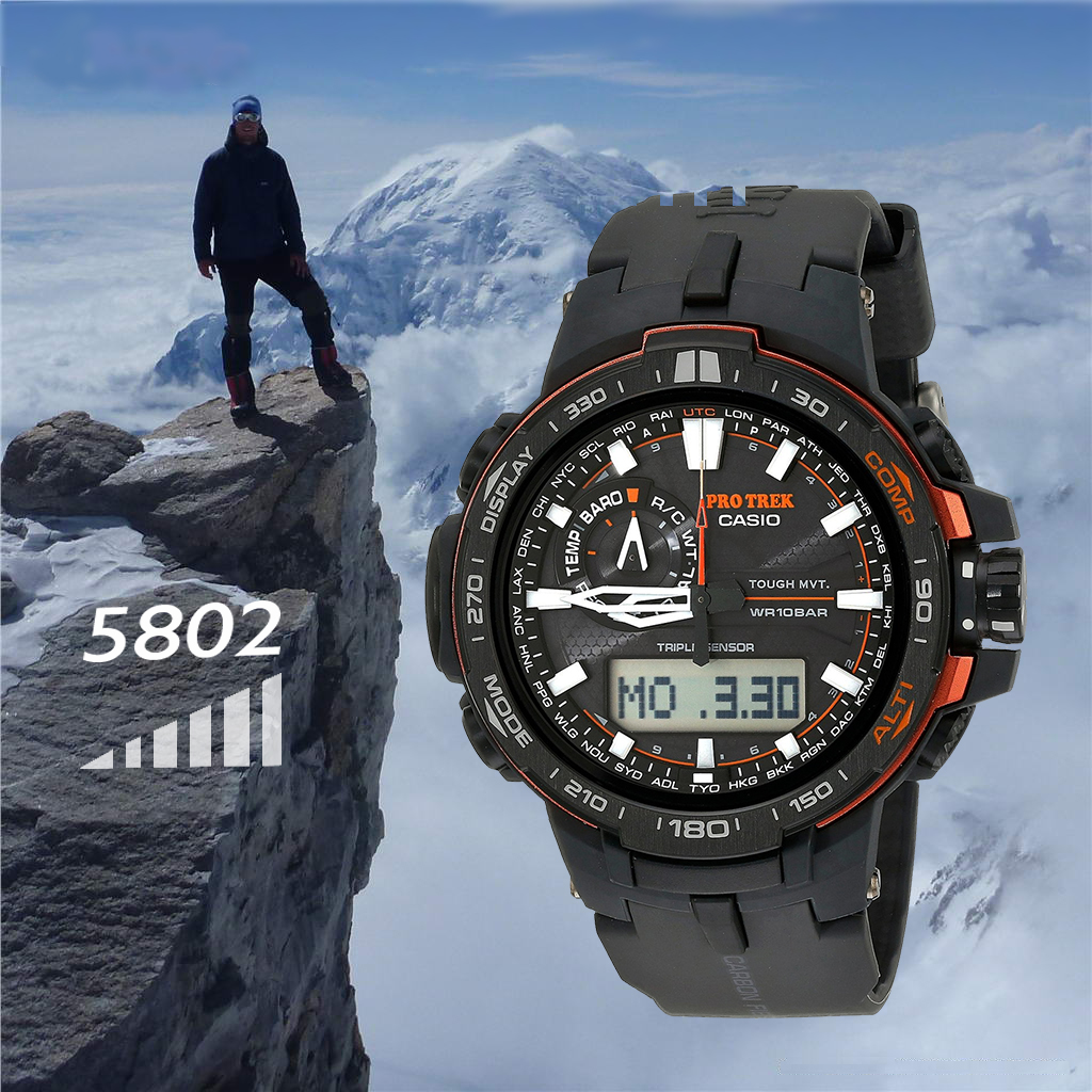 FC 1D 1B 1A 6100YT 6000Y PRW 运动太阳能电波登山手表男表 CASIO FC 1D 1B 1A 6100YT 6000Y PRW 运动太阳能电波登山手表男表 CASIO