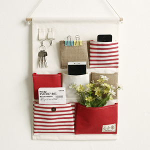 防水储物布艺门后挂式收纳袋