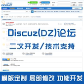 discuz DZ论坛二次开发 技术支持 模版定制修改 插件功能开发