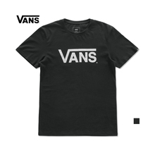 经典 夏季运动休闲短袖 LOGO情侣款 Vans范斯官方正品 T恤