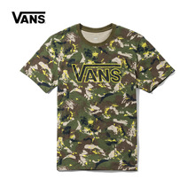 短袖 VN0A3DCVPTM T恤 范斯夏季迷彩印花男款 Vans