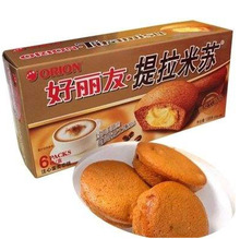 好丽友提拉米苏蛋糕138g6枚装办公休闲零食早餐8盒包邮