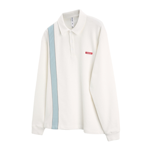 REFLCTIVE2018AW潮牌撞色拼接3M反光简约宽松Polo衫长袖男女卫衣