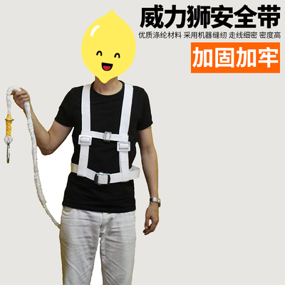 威力狮 电工电力高空安全带 工地施工消防爬杆作业保险腰带安全绳