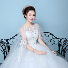 婚纱礼服2019新款齐地婚纱绑带旅拍婚纱影楼主题婚纱一字肩蓬蓬裙