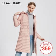ERAL/艾莱依A版大口袋羽绒服女中长款宽松休闲保暖外套16260-FDAA图片