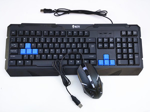包邮键鼠套装键盘鼠标套装有线USB游戏套装幽灵客M8电脑套装