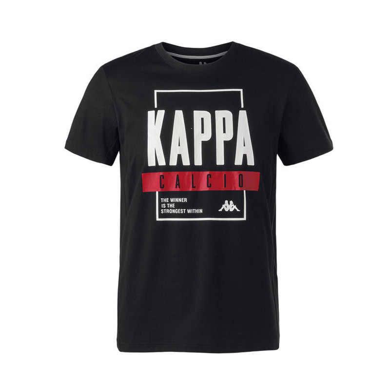 KAPPA/卡帕 专柜男子运动服2018春新款休闲圆领短袖T恤|K0812TD67
