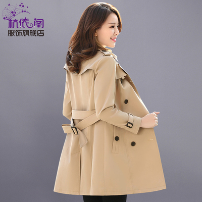 春装新款女装外套风衣_2018春装韩版风衣(2)