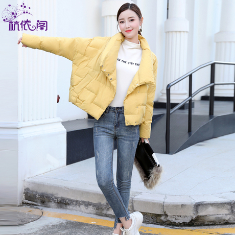 羽绒服女短款2018冬季新款韩版宽松大码女装时尚潮加厚小个子外套商品大图