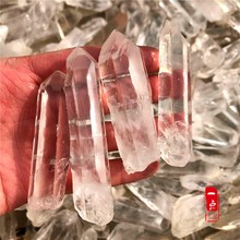 一点水晶原石 天然白水晶原石柱厂家直销 白水晶原石骨干石原矿标
