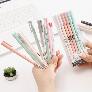 12支盒装学生中性笔0.5MM