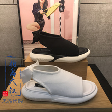 2018夏新款 9O103 思加图厚底弹力布蝴蝶结女凉鞋 国内代购 专柜正品