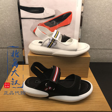 思加图2018夏新款 9O105 弹力布松糕底厚底女凉鞋 国内代购 专柜正品
