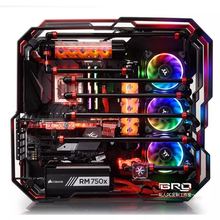 磁动力 01M分体式水冷全铝钢化玻璃游戏机箱 炽果ZGC