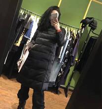 黑色缎面中长款夹棉旗袍加厚唐装复古名媛棉服外套图片