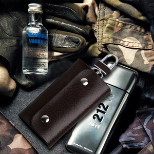 钥匙包女士真皮韩版腰挂钥匙收纳包小巧男士简约时尚大容量钥匙包