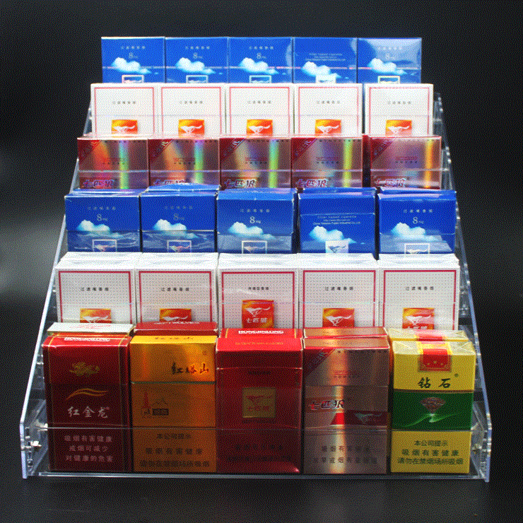 套包20购乐得推烟器烟架子便利店售烟放烟展示架自动烟架推进器