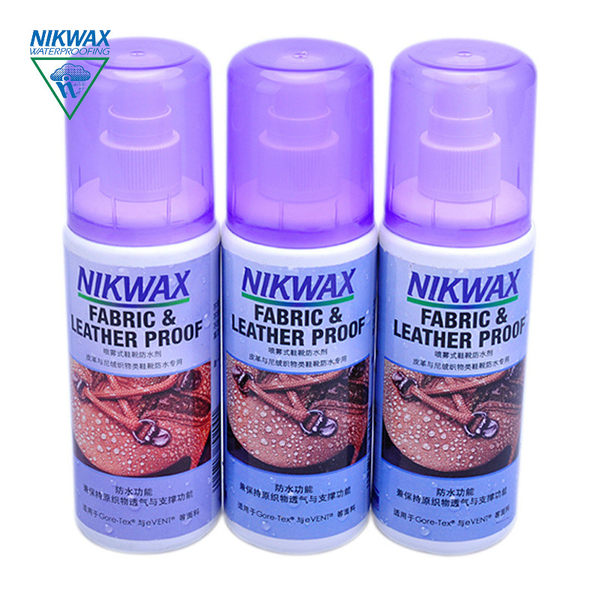 英国原产 NIKWAX便携清洁装备鞋靴皮革织物喷雾防水剂125ML 792