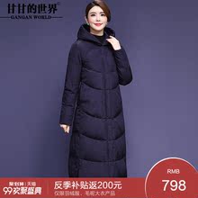 面包服过膝长款羽绒服女冬季新款甘甘的世界保暖外套防风遮肉显瘦图片