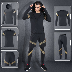 路伊梵健身套装男三五件套