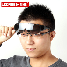 乐凯奇近视太阳镜偏光套镜2019男司机开车可上翻夹片夜视眼矩镜