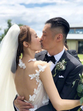 天使的嫁衣 超仙森系梦幻法式新娘旅拍外景度假轻婚纱礼服3628t