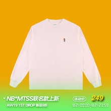 T恤 SHIRT粉色长袖 MTSS MELTING 19SS PRINT PINK SADNESS