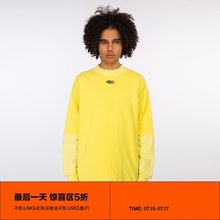 RANDOMEVENT(RDET)19SS T-SHIRT 标签绣花多面料简约长袖T恤