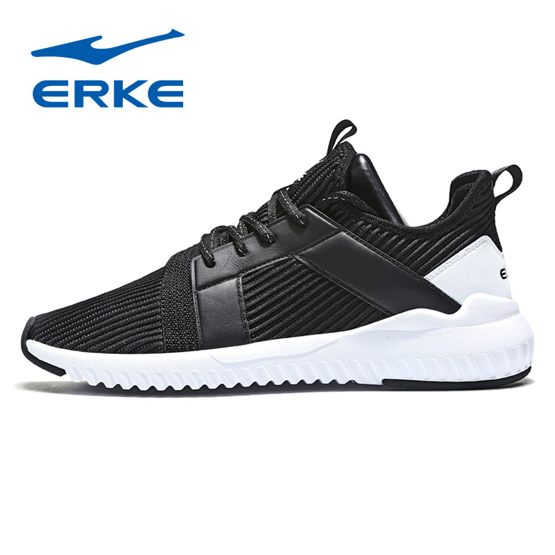 Hongxing Erke Women's Shoe Genuine Brand Running Shoes Summer Mesh Breathable Lightweight Casual All Black Sports Shoes Special Offer