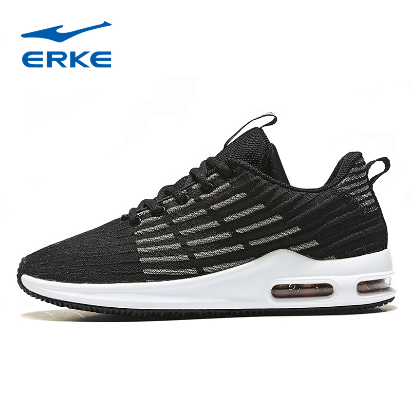 ERKE Women's Shoes Running Shoes Sports Shoes Women's Casual Shoes 2018 New Running Slip resistant Versatile Running Shoes Light