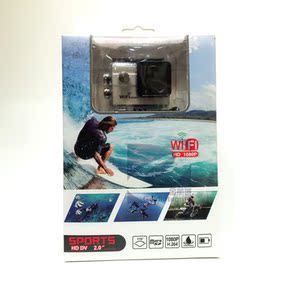 高清1080P运动摄像机WIFI摩托车头盔潜水浮迷你旅游录像大镜头DV