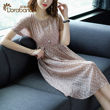 Dorabana/朵拉芭娜清仓2018夏季新款女装显瘦气质连衣裙图片