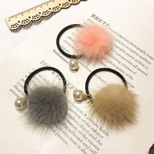 韩国气质秋冬头饰发圈珍珠发绳