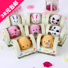 创意万圣节活动小礼物蛋糕毛巾兔猪鸭幼儿园生日回礼圣诞节小奖品