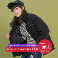 尔给黑色拉链少女工装嘻哈风外套女厚港风秋冬潮街头学生飞行服图片
