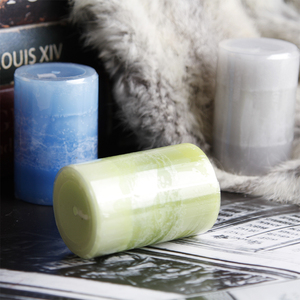 新冰晶香氛香薰经典柱蜡欧式圆柱大蜡烛无烟浪漫晚餐求婚去味吸烟