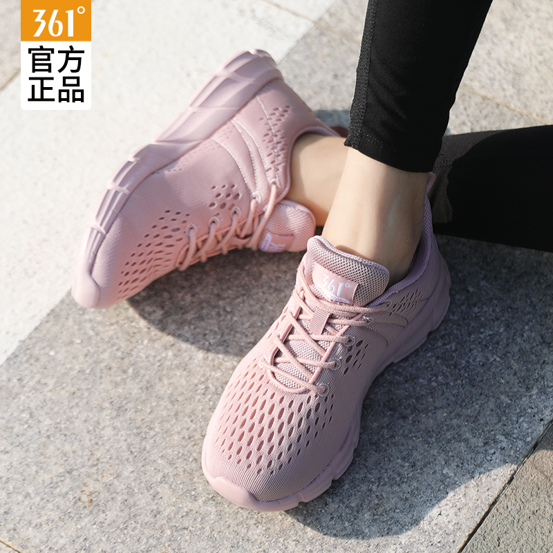 361 Sports Shoes Women's Shoes Casual Shoes 2019 Autumn New Winter 361 Degree Soft Sole Student Autumn and Winter Running Shoes