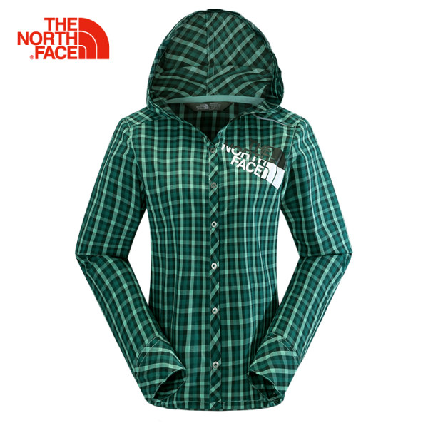 TheNorthFace北面舒适通风透气户外休闲运动女长袖衬衣|2UDR