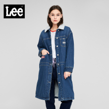 Lee女款 2018年秋季主线系列蓝色洗水牛仔夹克L317033HH9DV图片