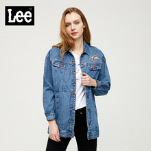 Lee女装 2018春夏新品101+浅蓝色长袖薄外套L303543HH7YJ图片
